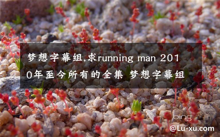 梦想字幕组,求running man 2010年至今所有的全集 梦想字幕组超清 1080p更好