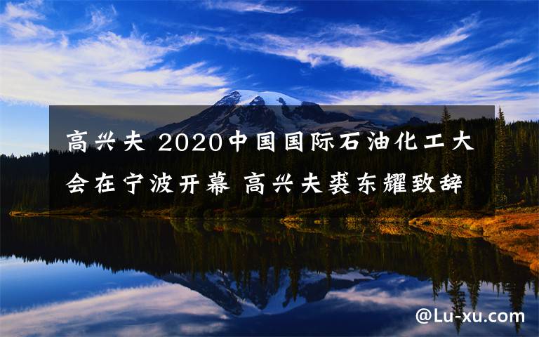 高兴夫 2020中国国际石油化工大会在宁波开幕 高兴夫裘东耀致辞