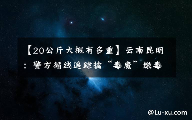 【20公斤大概有多重】云南昆明：警方循线追踪擒“毒魔”缴毒20公斤