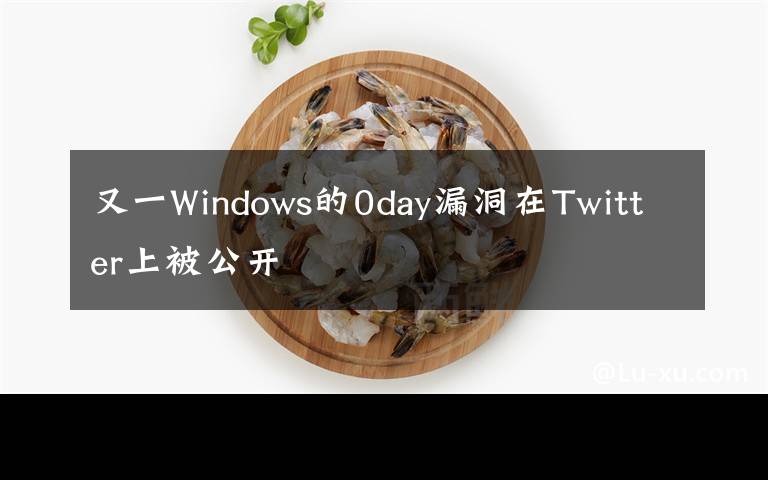 又一Windows的0day漏洞在Twitter上被公开