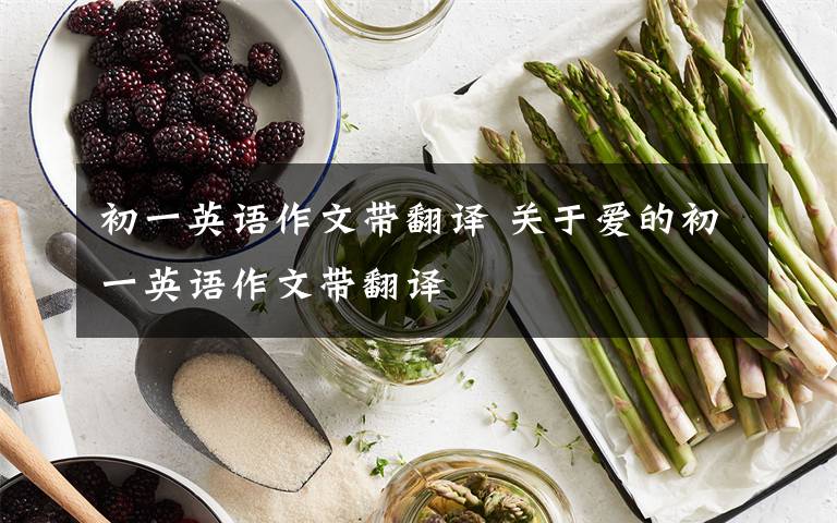 初一英语作文带翻译 关于爱的初一英语作文带翻译文章配图