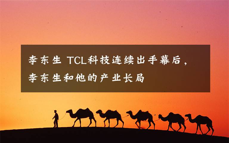 李东生 TCL科技连续出手幕后，李东生和他的产业长局