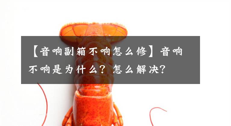 【音响副箱不响怎么修】音响不响是为什么？怎么解决？