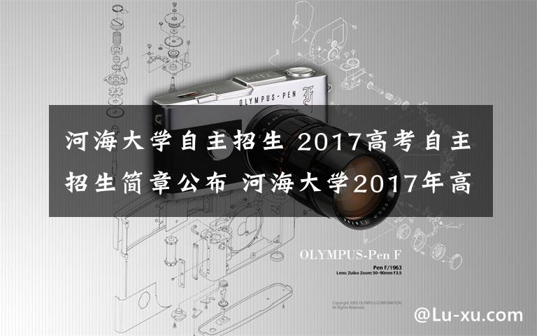 河海大学自主招生 2017高考自主招生简章公布 河海大学2017年高考自主招生计划