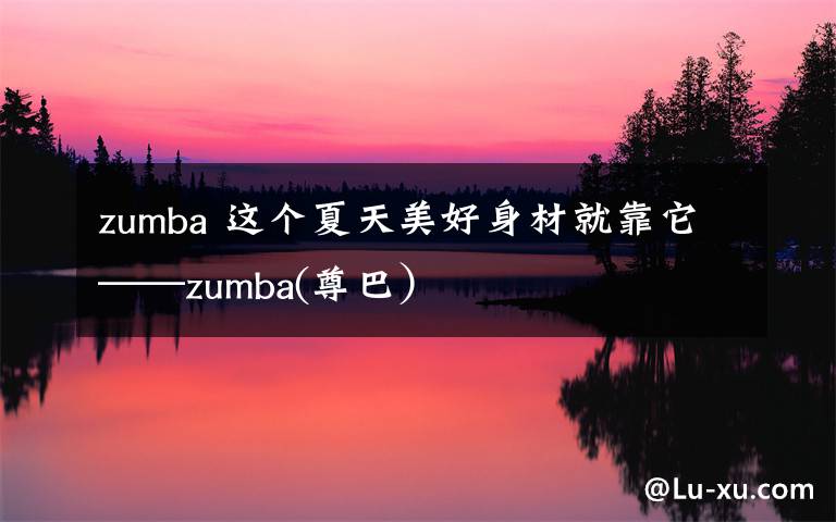 zumba 这个夏天美好身材就靠它——zumba(尊巴）