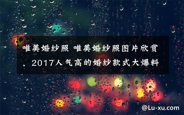 唯美婚纱照 唯美婚纱照图片欣赏，2017人气高的婚纱款式大爆料！