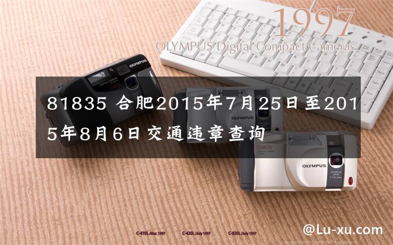 81835 合肥2015年7月25日至2015年8月6日交通违章查询