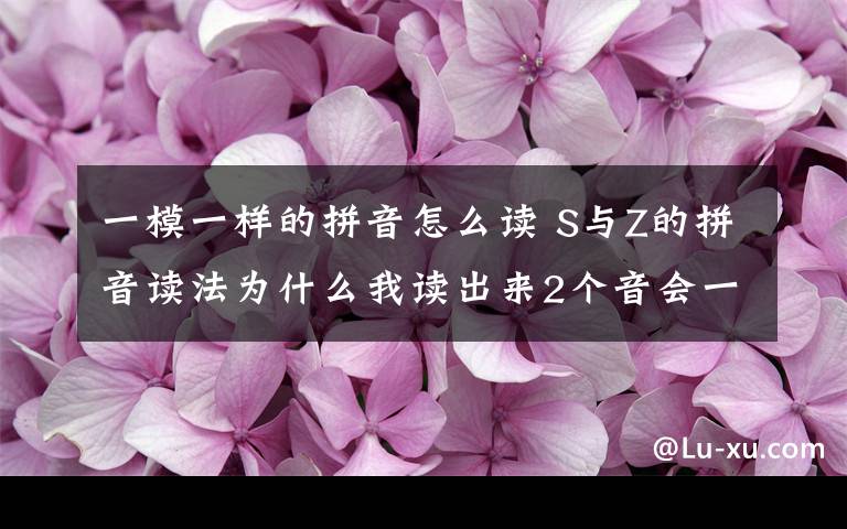 一模一样的拼音怎么读 S与Z的拼音读法为什么我读出来2个音会一模一样,到底什么读啊,哪个高手救救我,搞的现在普通话都说不标准越说越晕，你给我个