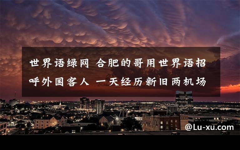 世界语绿网 合肥的哥用世界语招呼外国客人 一天经历新旧两机场