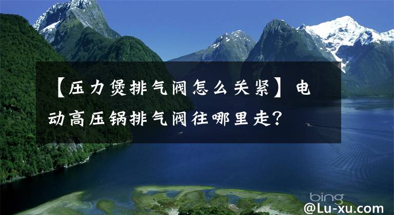 【压力煲排气阀怎么关紧】电动高压锅排气阀往哪里走？