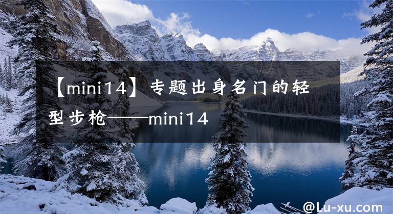 【mini14】专题出身名门的轻型步枪——mini14