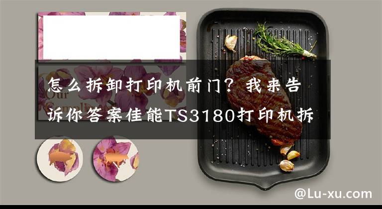 怎么拆卸打印机前门？我来告诉你答案佳能TS3180打印机拆解教程