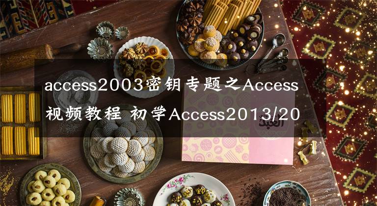 access2003密钥专题之Access视频教程 初学Access2013/2010/2007/2003数据库教学素材