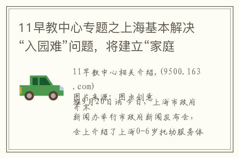 11早教中心专题之上海基本解决“入园难”问题，将建立“家庭为主”的托育服务体系
