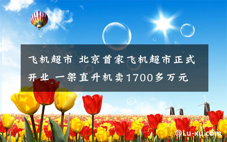 飞机超市 北京首家飞机超市正式开业 一架直升机卖1700多万元