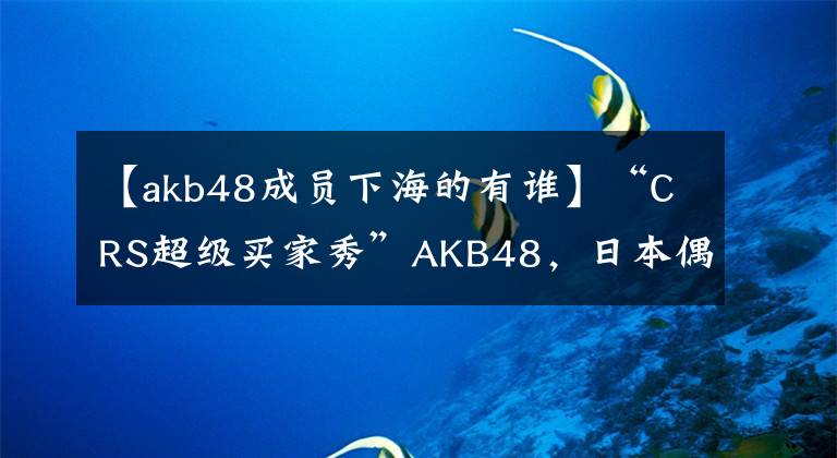 【akb48成员下海的有谁】“CRS超级买家秀”AKB48，日本偶像组合，旧时代