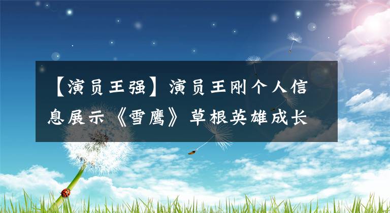 【演员王强】演员王刚个人信息展示《雪鹰》草根英雄成长史诗解读