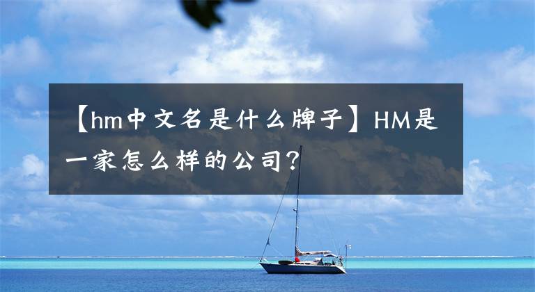 【hm中文名是什么牌子】HM是一家怎么样的公司？