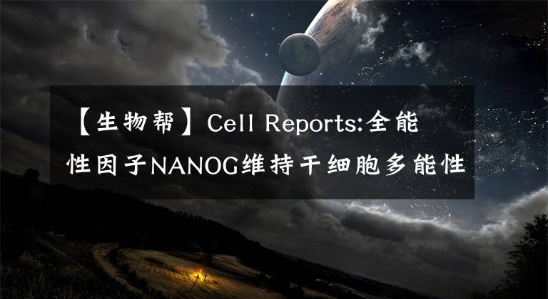 【生物帮】Cell Reports:全能性因子NANOG维持干细胞多能性的关键蛋白