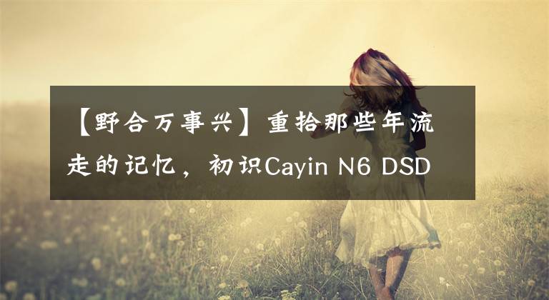 【野合万事兴】重拾那些年流走的记忆，初识Cayin N6 DSD无损HiF