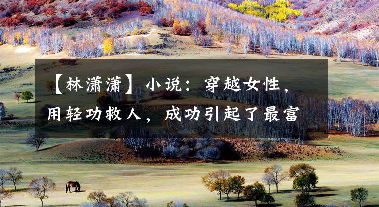 【林潇潇】小说：穿越女性，用轻功救人，成功引起了最富有儿子的关注，找到了三代祖先