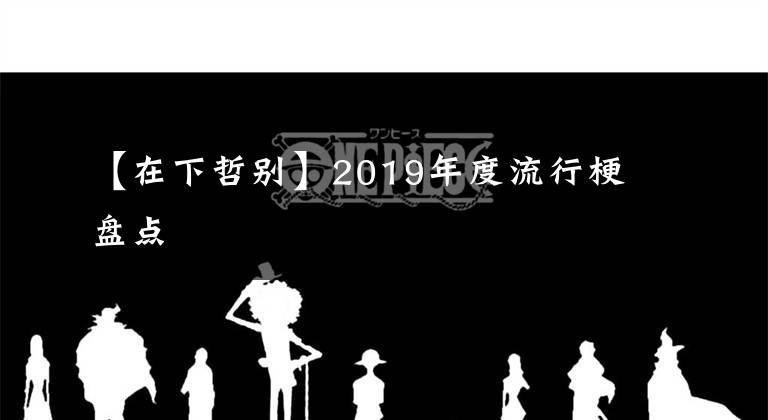 【在下哲别】2019年度流行梗盘点