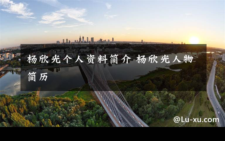 杨欣光个人资料简介 杨欣光人物简历文章配图