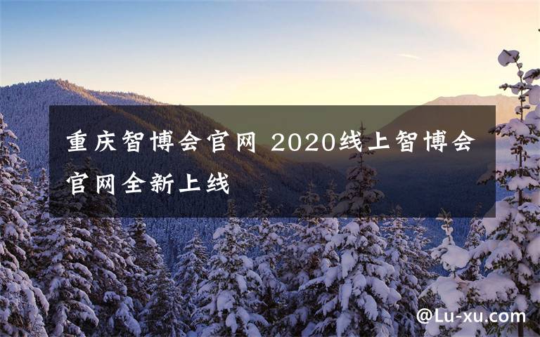 重庆智博会官网 2020线上智博会官网全新上线