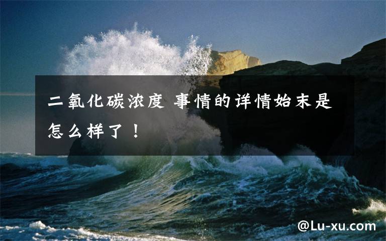 二氧化碳浓度 事情的详情始末是怎么样了！