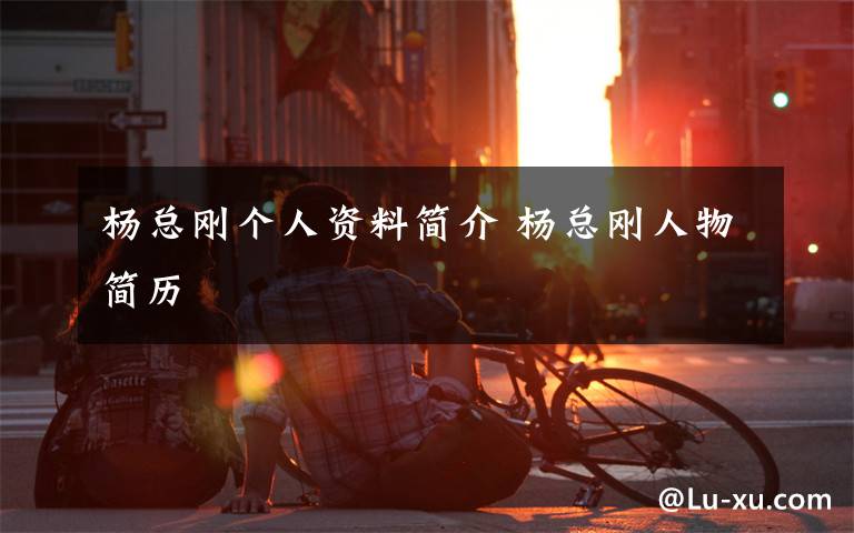 杨总刚个人资料简介 杨总刚人物简历文章配图