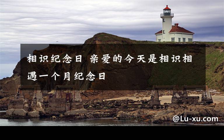 相识纪念日 亲爱的今天是相识相遇一个月纪念日