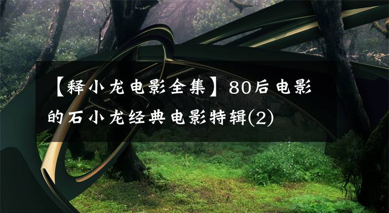 【释小龙电影全集】80后电影的石小龙经典电影特辑(2)