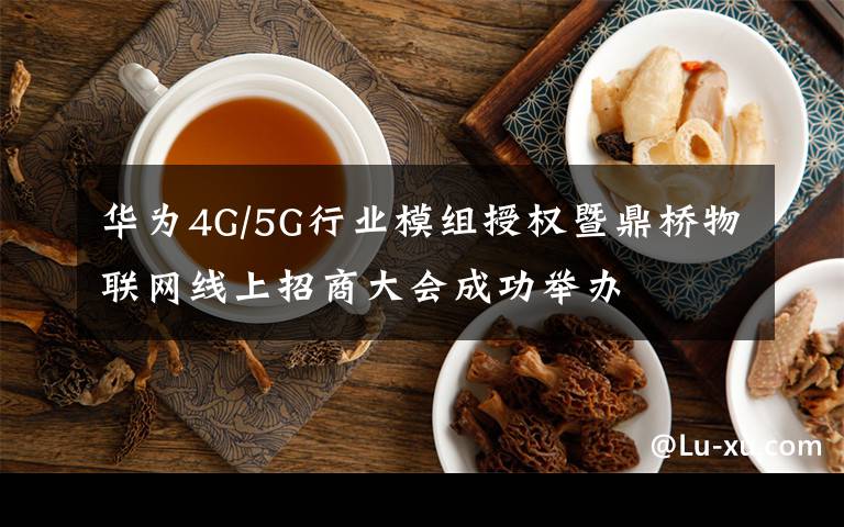 华为4G/5G行业模组授权暨鼎桥物联网线上招商大会成功举办