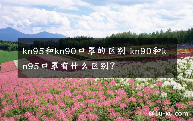 kn95和kn90口罩的区别 kn90和kn95口罩有什么区别？