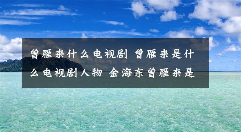 曾雁来什么电视剧 曾雁来是什么电视剧人物 金海东曾雁来是什么电视剧