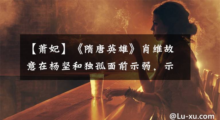 【萧妃】《隋唐英雄》肖维故意在杨坚和独孤面前示弱，示弱也是手段