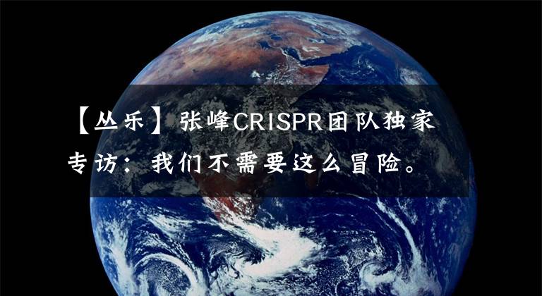 【丛乐】张峰CRISPR团队独家专访：我们不需要这么冒险。