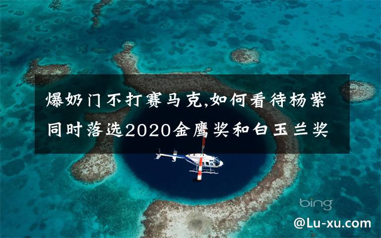 爆奶门不打赛马克,如何看待杨紫同时落选2020金鹰奖和白玉兰奖？