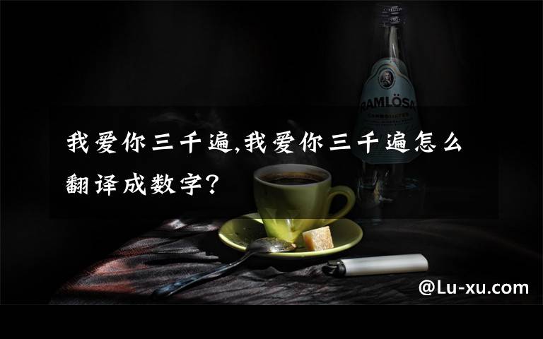 我爱你三千遍,我爱你三千遍怎么翻译成数字？