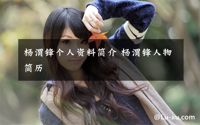 杨渭锋个人资料简介 杨渭锋人物简历文章配图