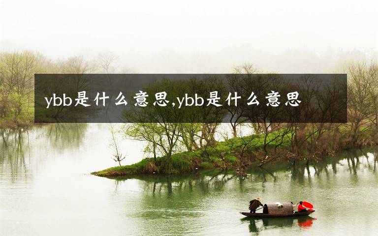 ybb是什么意思,ybb是什么意思