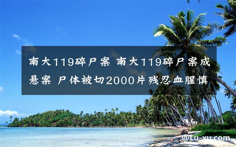 南大119碎尸案 南大119碎尸案成悬案 尸体被切2000片残忍血腥慎点