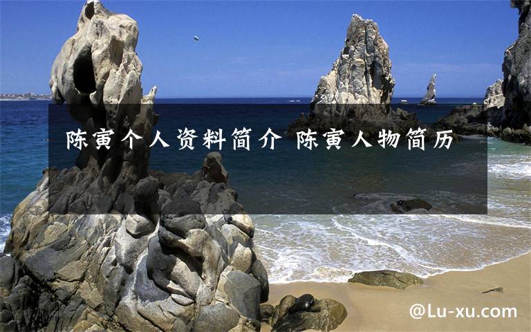 陈寅个人资料简介 陈寅人物简历文章配图