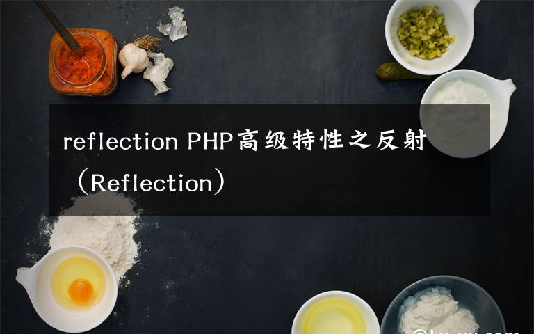 reflection PHP高级特性之反射（Reflection）