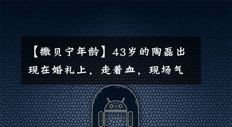 【撒贝宁年龄】43岁的陶磊出现在婚礼上，走着血，现场气氛太严肃了。网民：四景不亚于四北宁