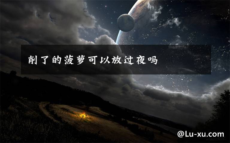 削了的菠萝可以放过夜吗