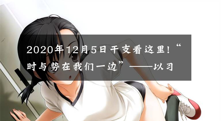 2020年12月5日干支看这里!“时与势在我们一边”——以习近平同志为核心的党中央推动增进中国经济发展新优势述评