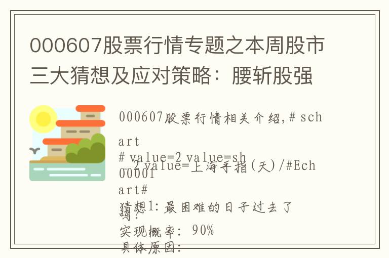 000607股票行情专题之本周股市三大猜想及应对策略：腰斩股强力反弹？