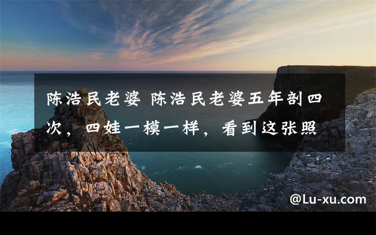 陈浩民老婆 陈浩民老婆五年剖四次，四娃一模一样，看到这张照片，难怪还拼第五胎！