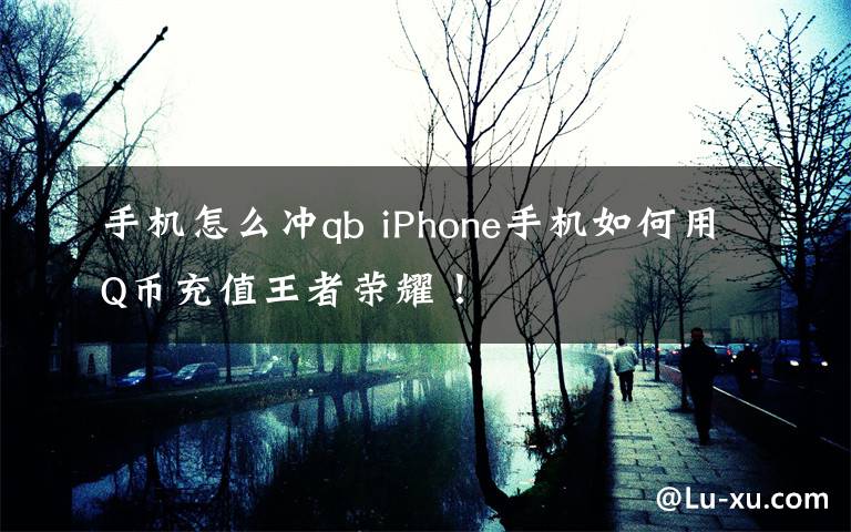 手机怎么冲qb iPhone手机如何用Q币充值王者荣耀！